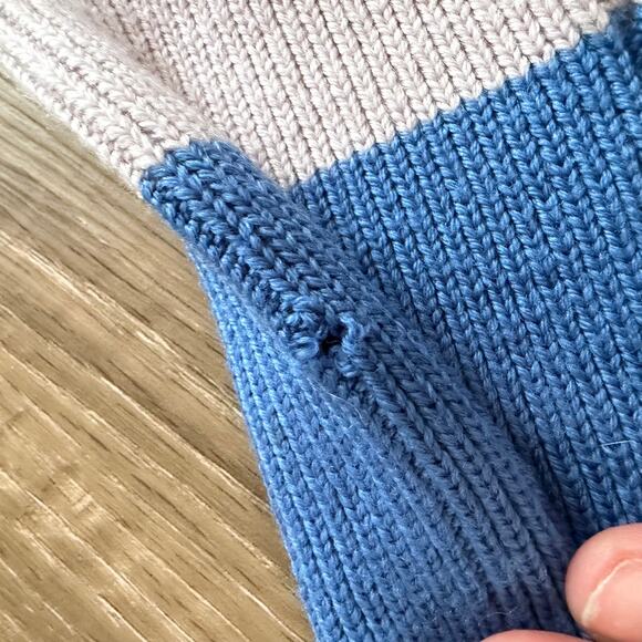 Derek Lam 10 Crosby Striped Colorblock Sweater Womens Small Wool Knit - Picture 15 of 15